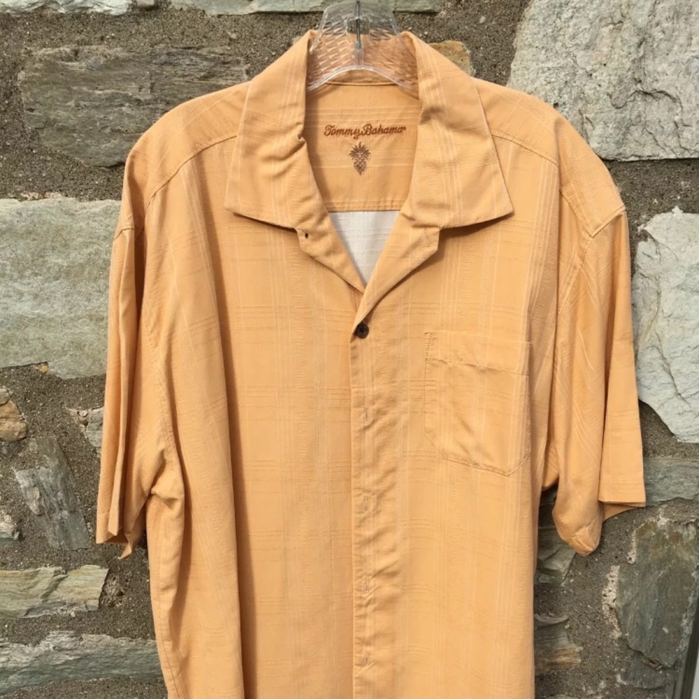 Tommy Bahama Orange Shirt XL